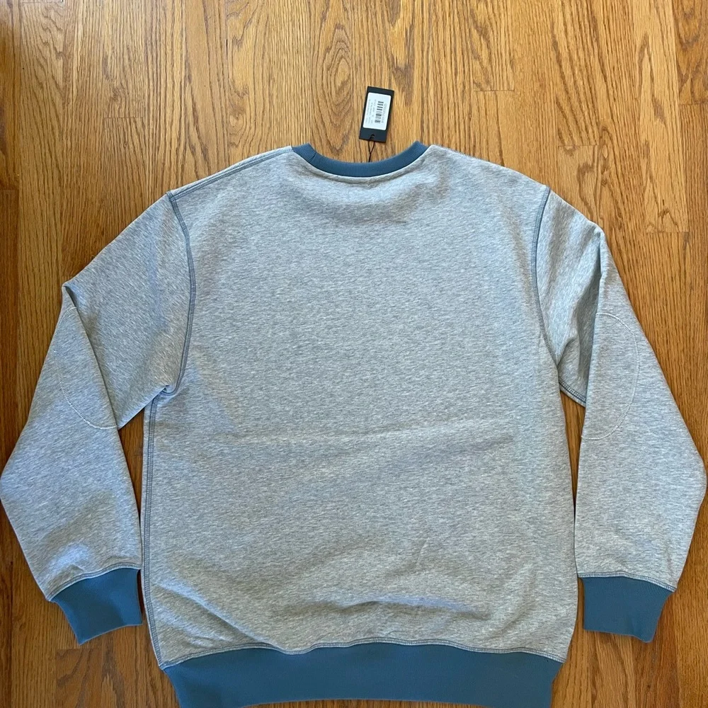 NWT Goodlife Men’s Crewneck Sweatshirt Size XL | Grey & Blue - Picture 12 of 12